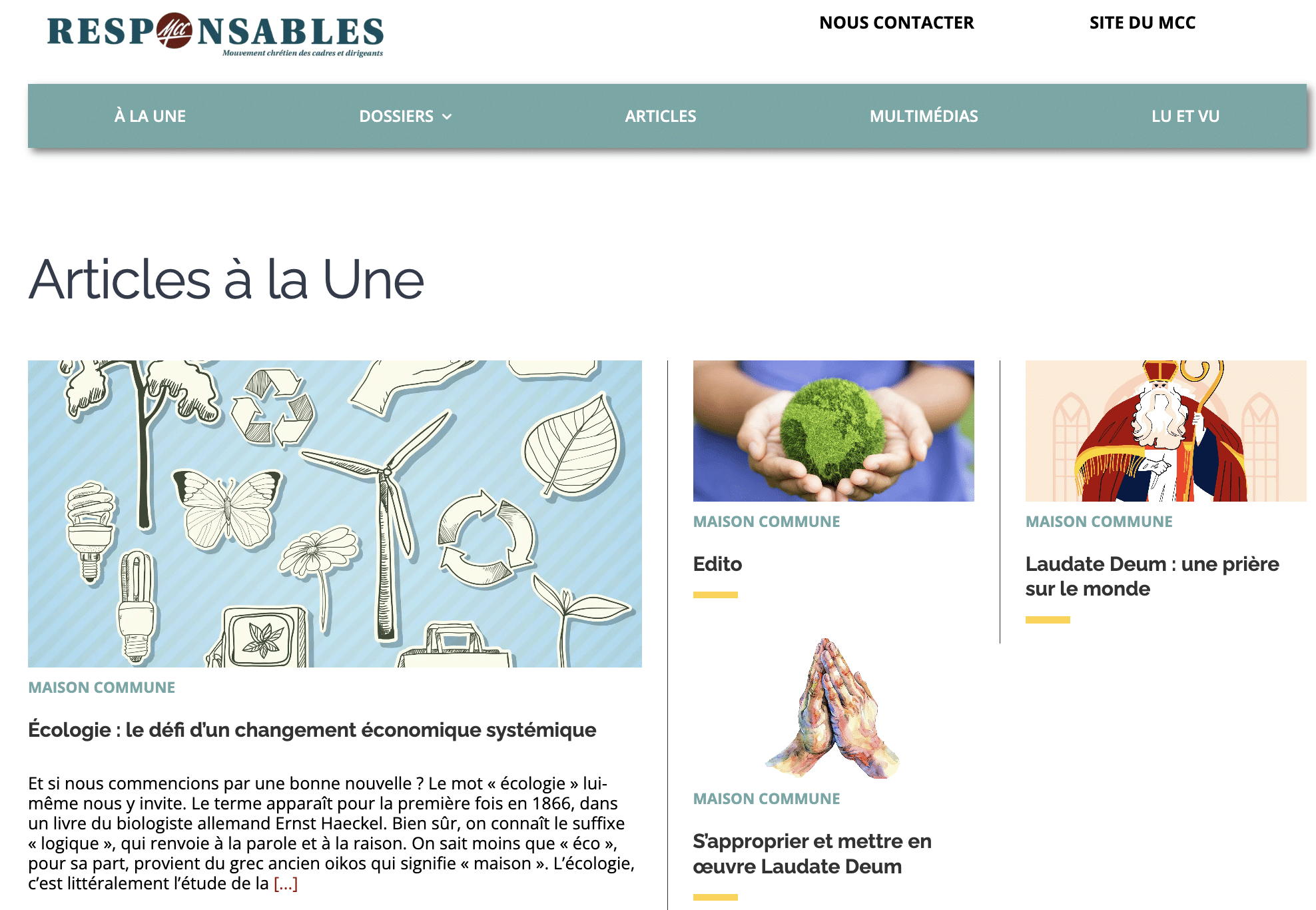 Votre nouveau journal Responsables est en ligne !